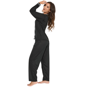 Pijama Inverno Americano Amamentação Manga Longa Calça - Ama Mamma