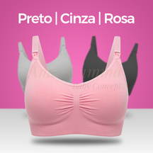 KIT Sutiã de Amamentação Sem Costura | Compre 2 Leve 3 - Ama Mamma