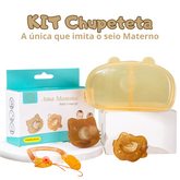 Chupeta Silicone que Simula o Seio Materno [Kit Completo] - Ama Mamma