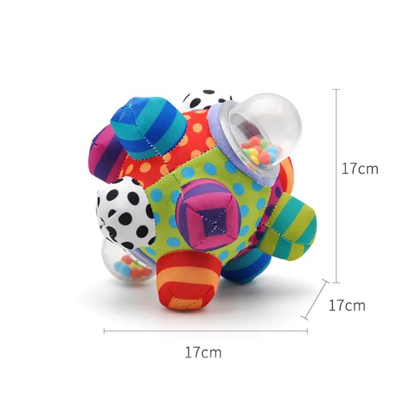 Bola Chocalho Macia do Bebê - Ama Mamma