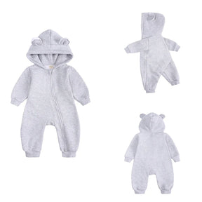 Macacão Moletom Infantil Peluciado Orelinha - Ama Mamma