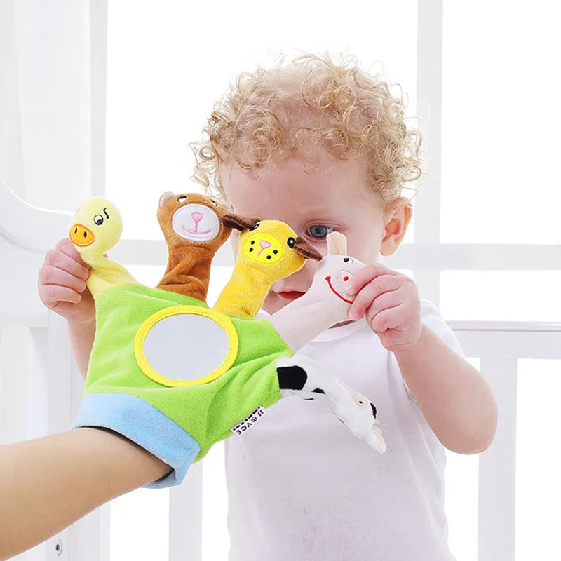 Luva Sensorial Fantoches Bichinhos - Ama Mamma