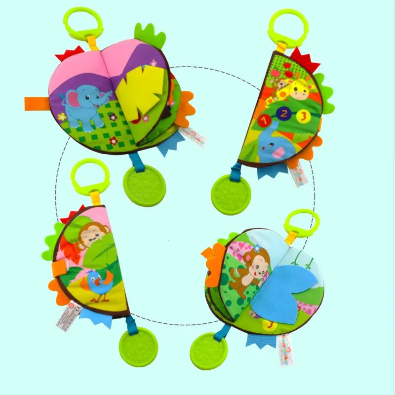 Livro de Pano Sensorial para Bebê - Ama Mamma