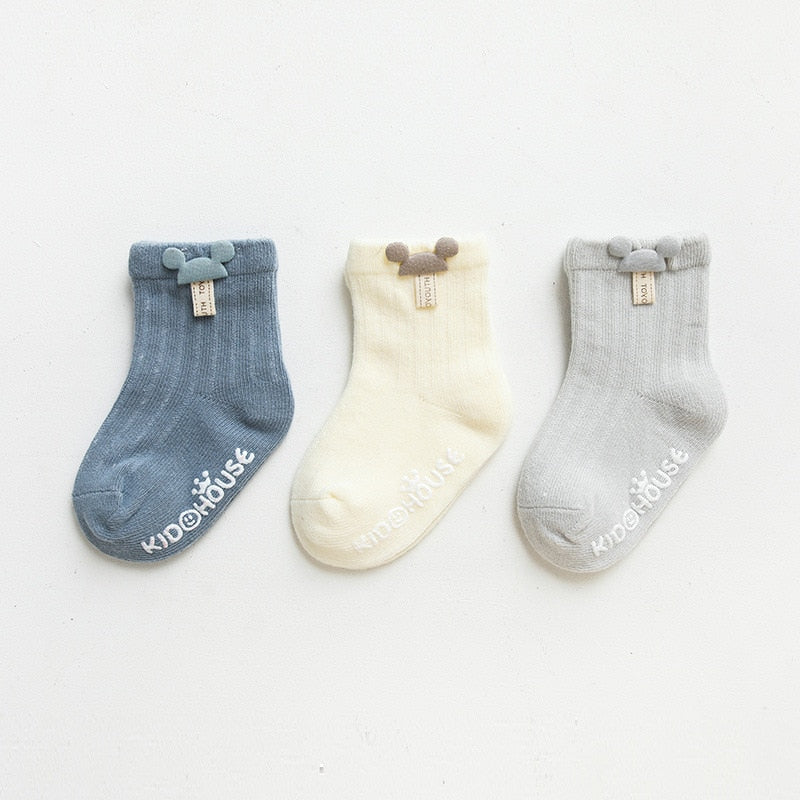 Kit 3 Pares de Meia Bichinhos - Ama Mamma