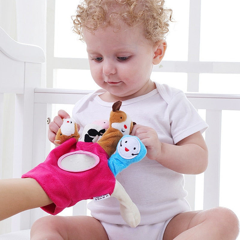 Luva Sensorial Fantoches Bichinhos - Ama Mamma