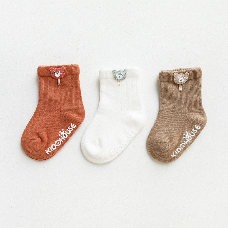 Kit 3 Pares de Meia Bichinhos - Ama Mamma