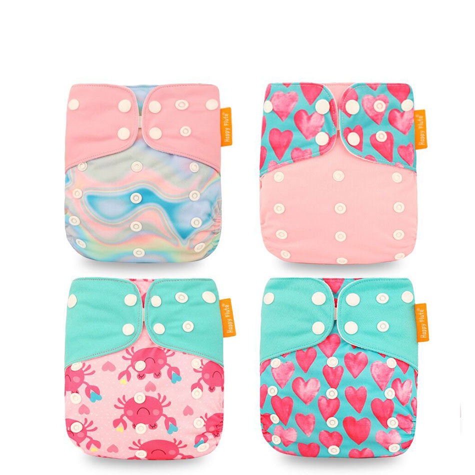 Fralda de Pano Infantil Ecológica e Reutilizável - 4 unidades - Ama Mamma