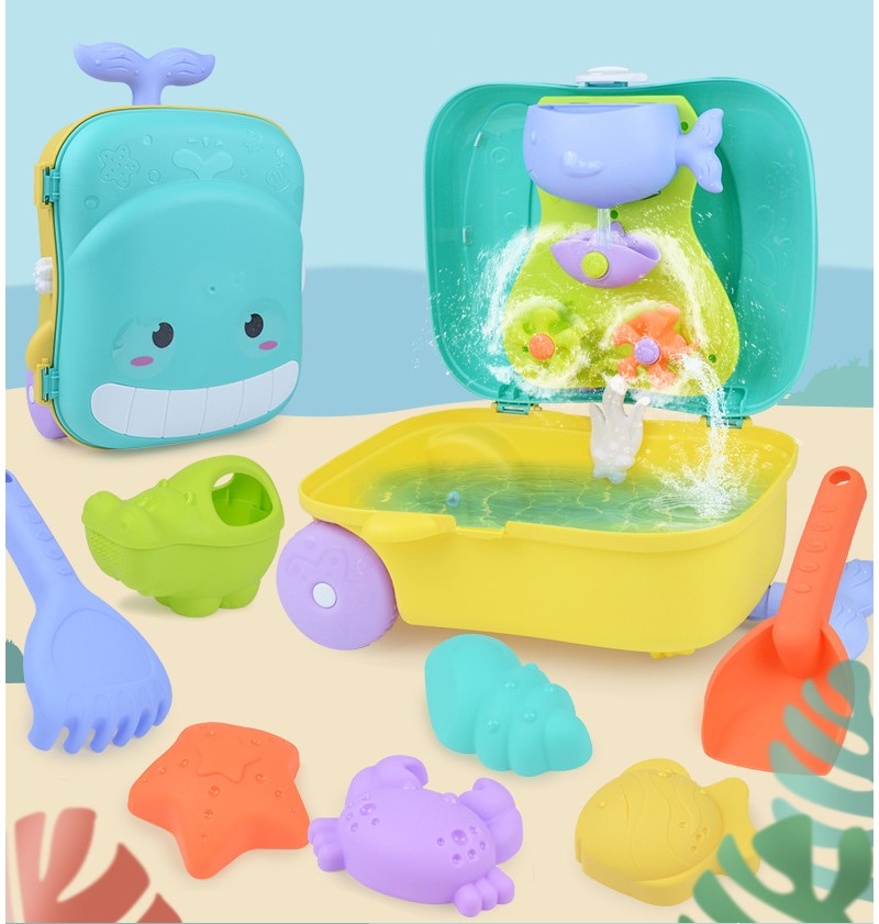 Kit Praia Infantil com Mala Porta Brinquedos - Ama Mamma