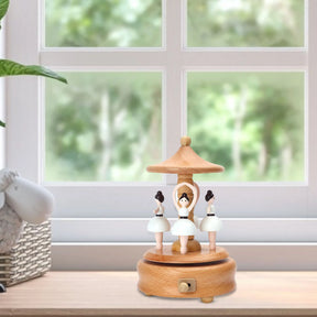 Caixa de Música Infantil de Madeira - Ama Mamma