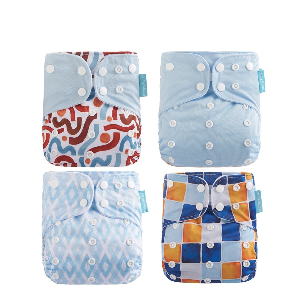 Fralda de Pano Infantil Ecológica e Reutilizável - 4 unidades - Ama Mamma