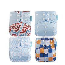 Fralda de Pano Infantil Ecológica e Reutilizável - 4 unidades - Ama Mamma