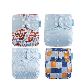 Fralda de Pano Infantil Ecológica e Reutilizável - 4 unidades - Ama Mamma