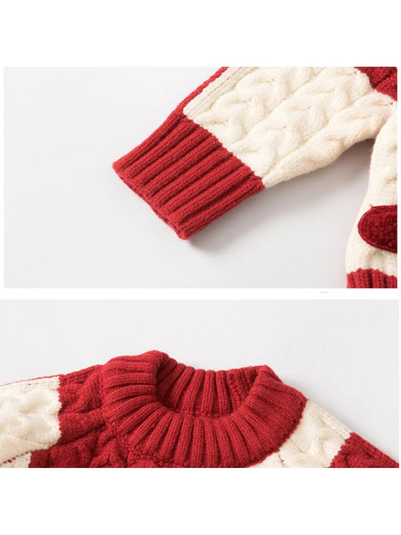 Suéter vermelho infantil com desenho 3D de desenho animado para Natal, dia de ano novo e véspera de ano novo, pulôver de malha para meninos e meninas