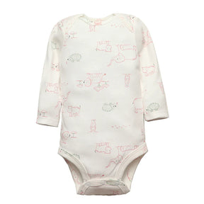 Kit Body Manga Longa para Bebê Meninas 5 Peças - Ama Mamma