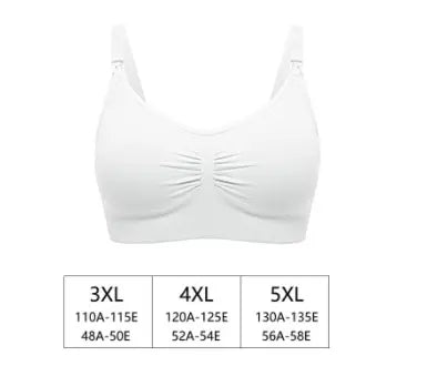 Ajustável sem costura plus size sutiã de enfermagem respirável feminino sutiã de amamentação roupa interior de alta qualidade roupas para grávidas push up