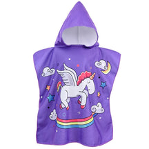 Poncho Infantil Atoalhado Praia com Capuz Menina - Ama Mamma