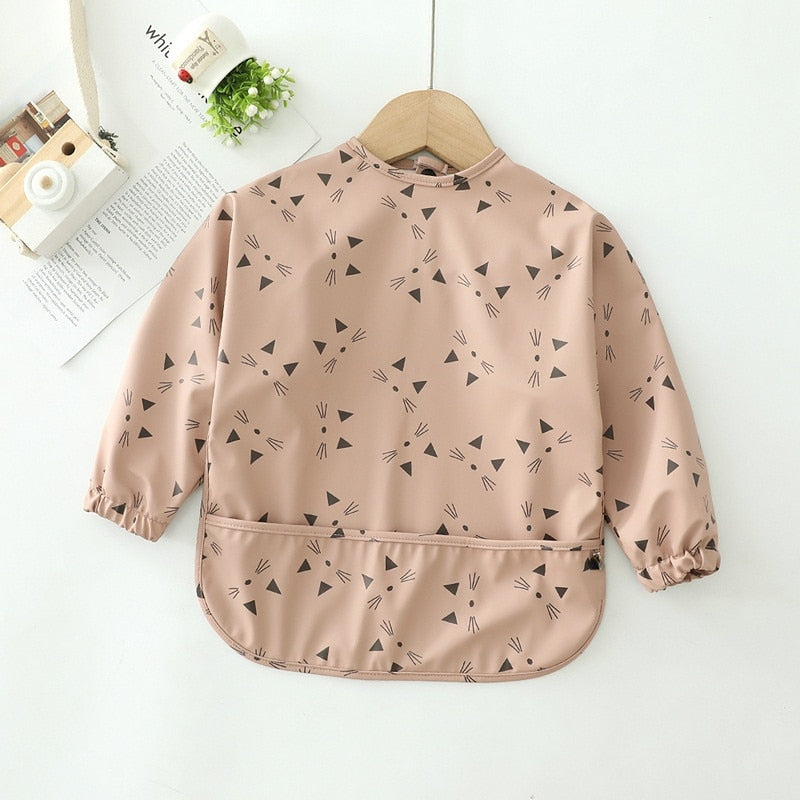 Babador Avental Manga Longa Impermeável - Ama Mamma