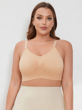 Ajustável sem costura plus size sutiã de enfermagem respirável feminino sutiã de amamentação roupa interior de alta qualidade roupas para grávidas push up