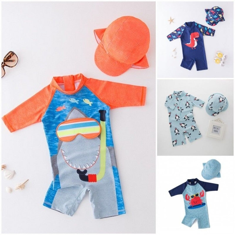 Macacão de Banho Summer + Chapéu Proteção UVA - Ama Mamma