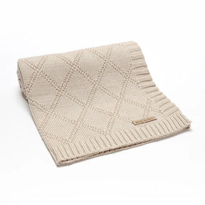 Manta Tricotada Louise Cobertor Recém-Nascido - Ama Mamma