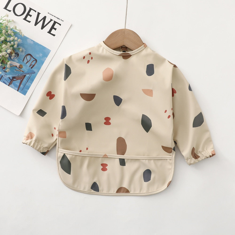 Babador Avental Manga Longa Impermeável - Ama Mamma