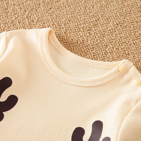 Bebê menino roupa de natal elk roupas infantis da criança macacão traje macacão 0-18 meses manga longa recém-nascido na moda meninas