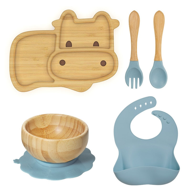 Kit Alimentação do Bebê Fazendinha - 5 Peças - Ama Mamma