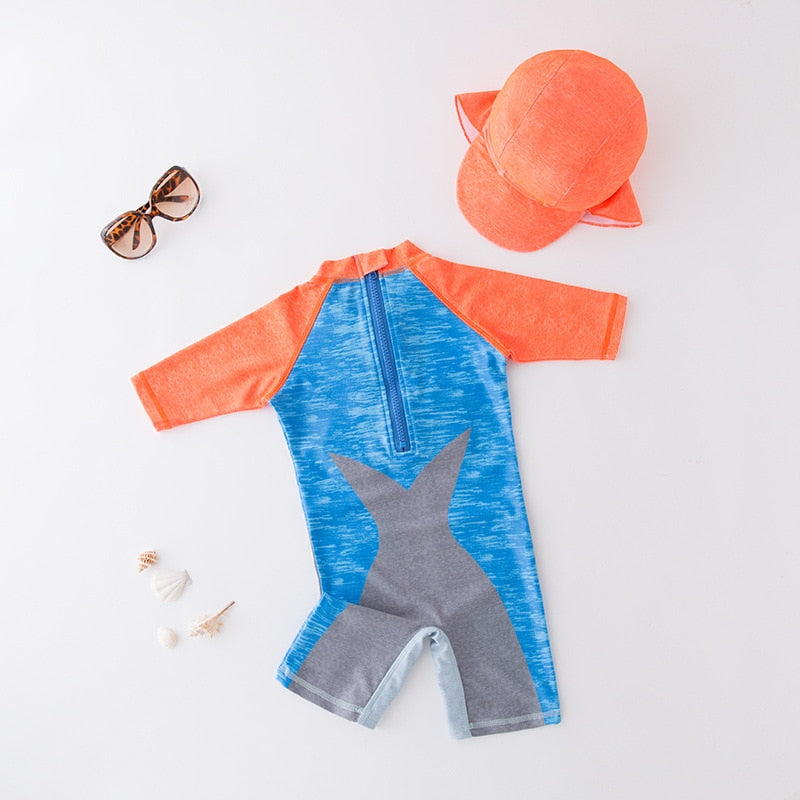 Macacão de Banho Summer + Chapéu Proteção UVA - Ama Mamma