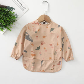 Babador Avental Manga Longa Impermeável - Ama Mamma