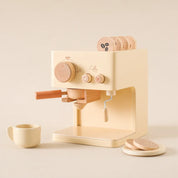 Cozinha Montessori - Máquina de Café Expresso de Madeira - Ama Mamma