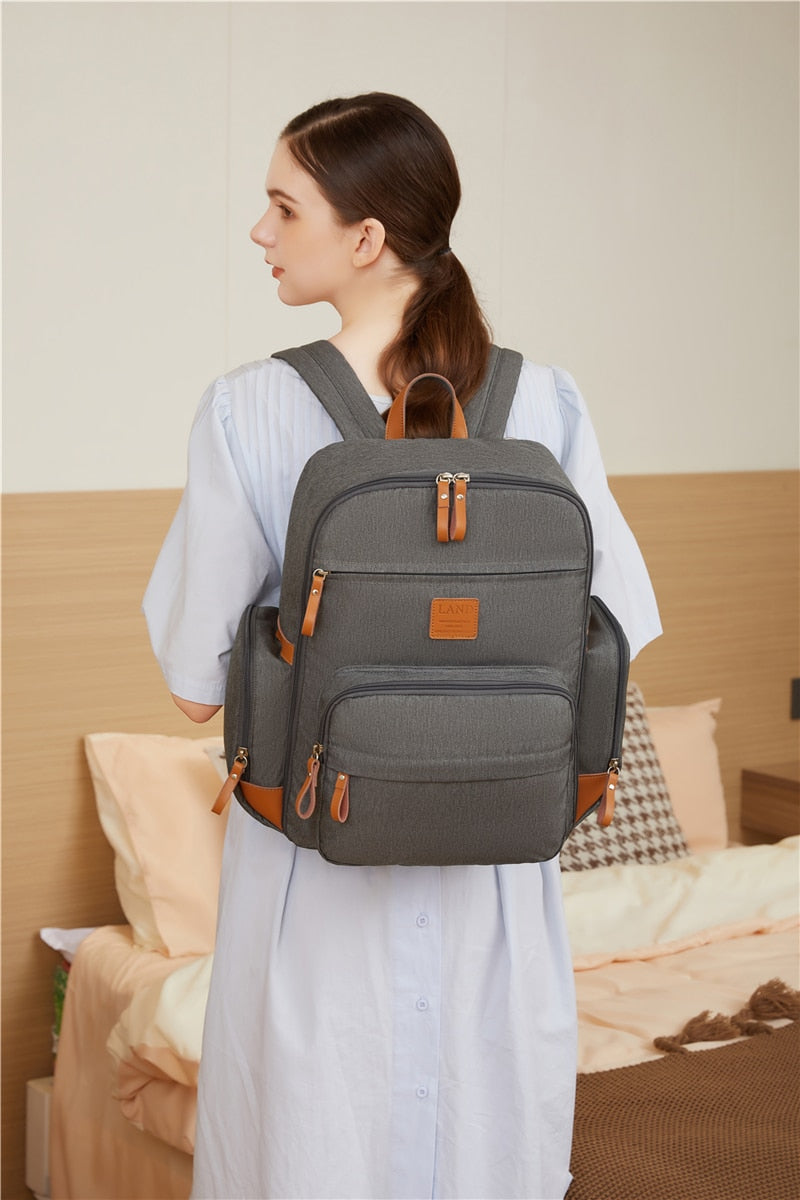 Mochila Bolsa Maternidade Multiuso Impermeável - Ama Mamma