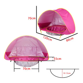 Tenda de Praia com Proteção UV e Mini Piscina para Bebê - Ama Mamma