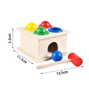 Caixa Colorida Infantil Bate Martelo Educativo - Ama Mamma