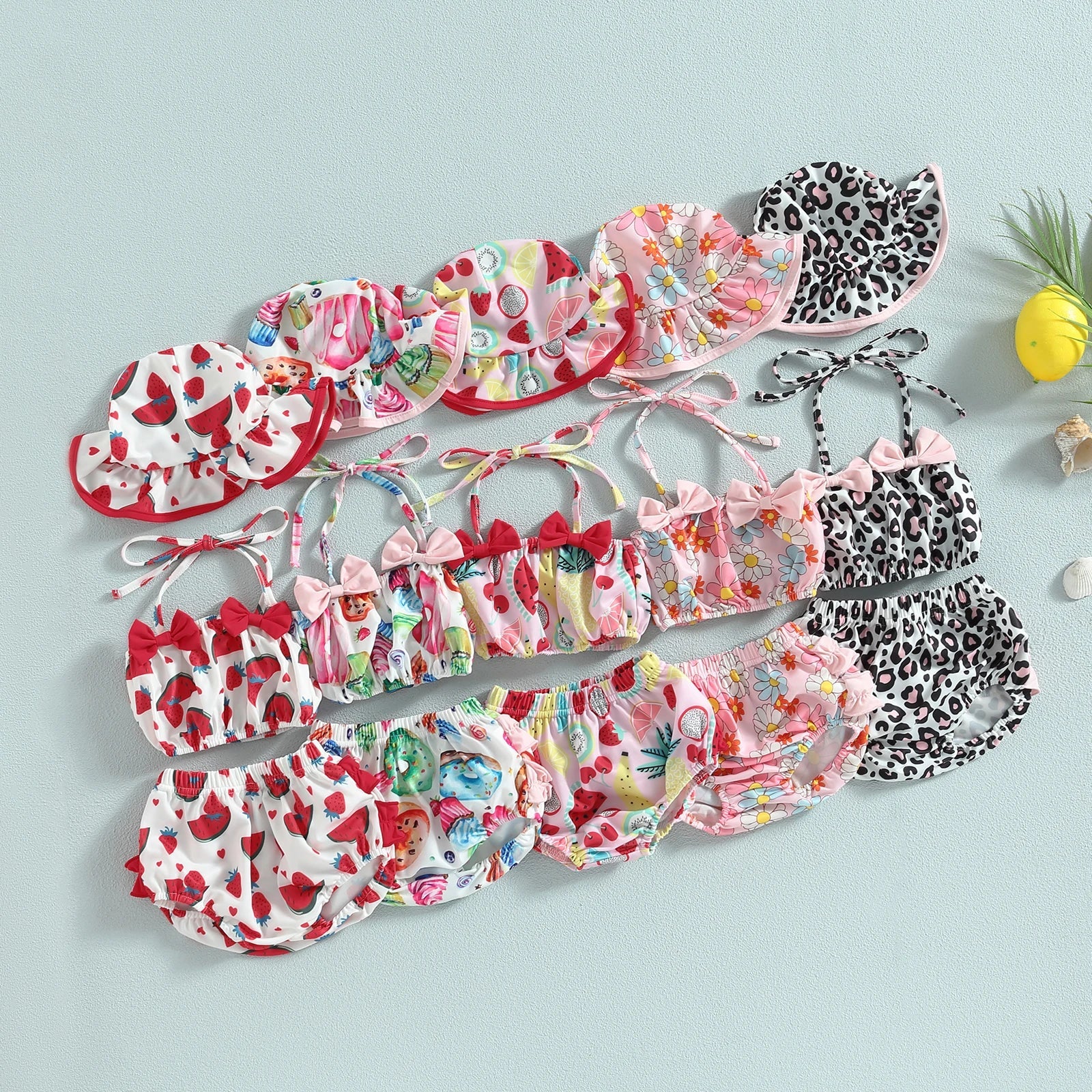 Biquini Infantil Top - 3 Pçs - Ama Mamma