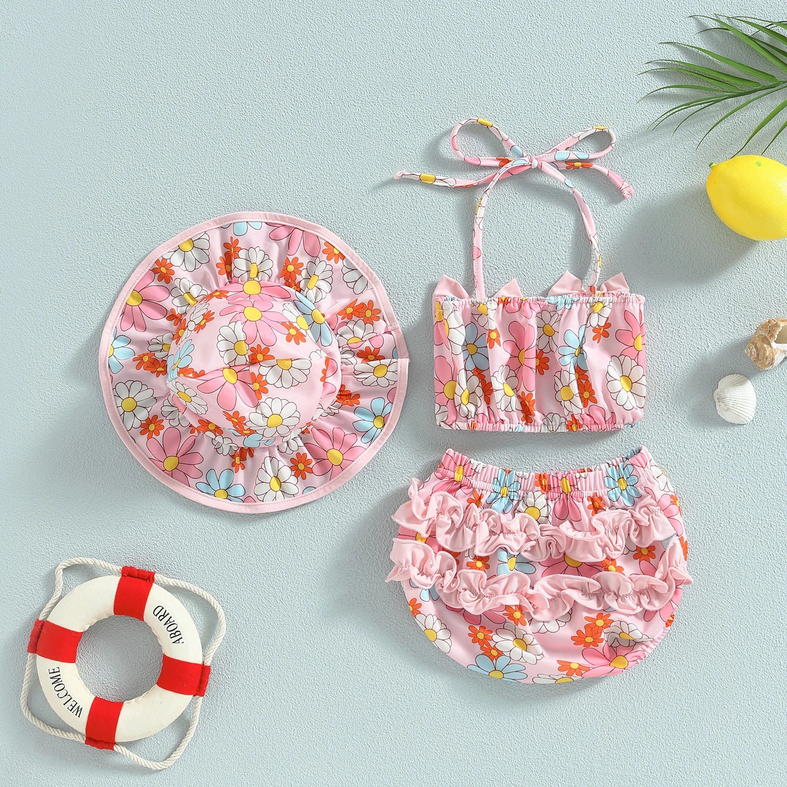 Biquini Infantil Top - 3 Pçs - Ama Mamma