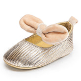 Sapatilha Infantil Bebê Dourado Festa - Ama Mamma