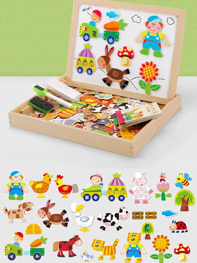 Quadro Magnético Infantil Multifuncional 2 em 1 - Ama Mamma