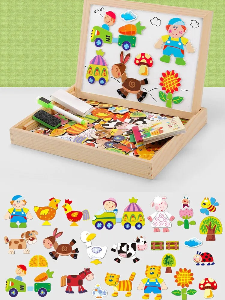 Quadro Magnético Infantil Multifuncional 2 em 1 - Ama Mamma