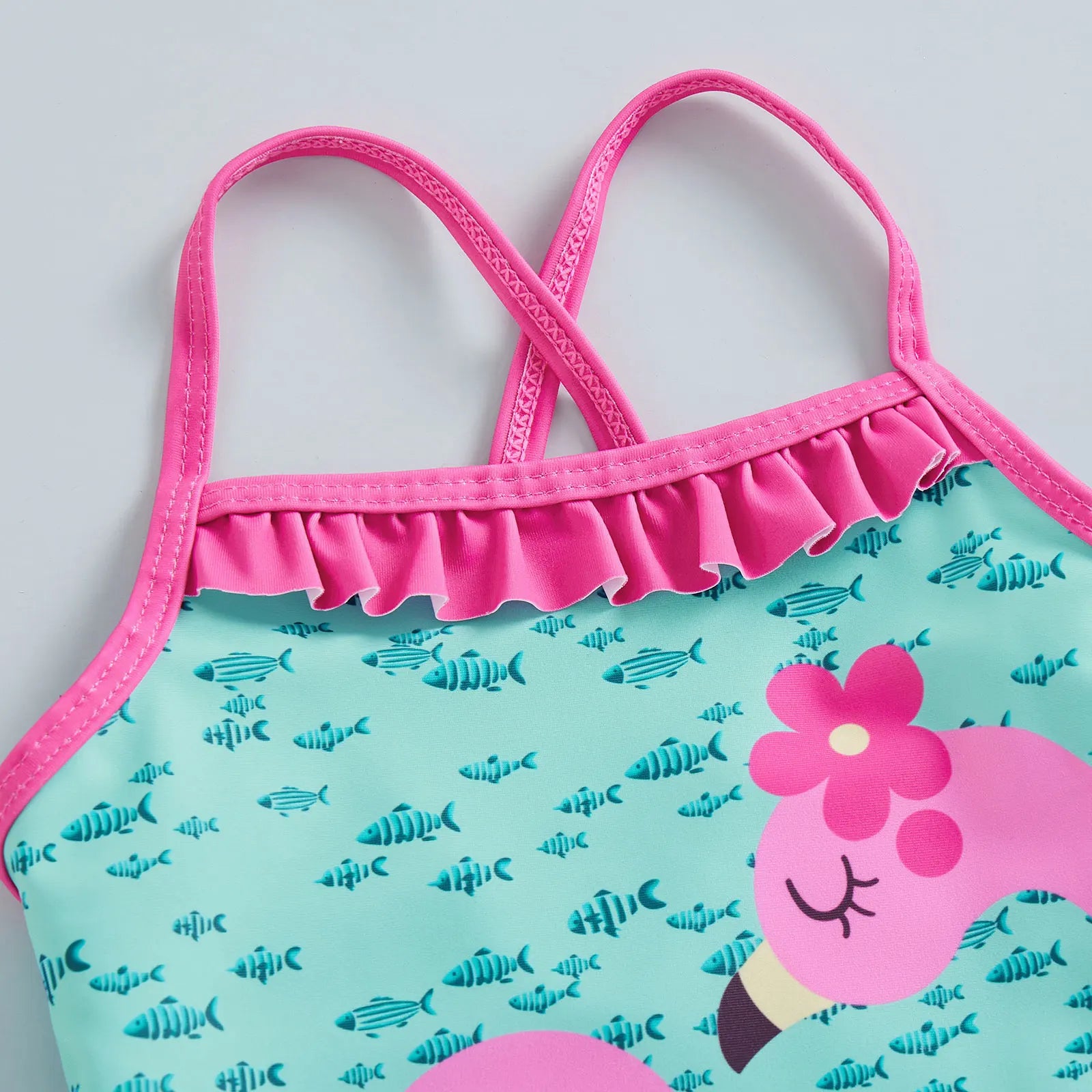 Maiô Praia Infantil Flamingo - Ama Mamma