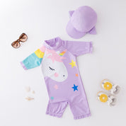 Macacão de Banho Summer + Chapéu Proteção UVA - Ama Mamma