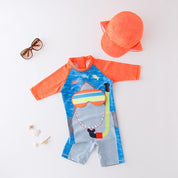 Macacão de Banho Summer + Chapéu Proteção UVA - Ama Mamma
