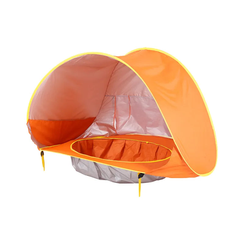 Tenda de Praia com Proteção UV e Mini Piscina para Bebê - Ama Mamma