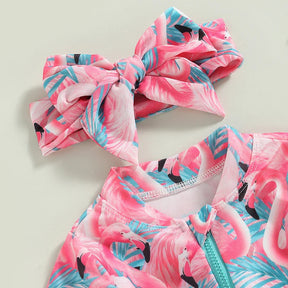 Maio Infantil Tropical Manga Longa + Faixa de Cabelo - Ama Mamma