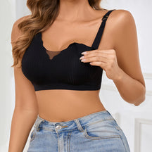 Sutiã de Amamentação com Malha de Renda Confortável - Ama Mamma