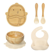 Kit Alimentação do Bebê Fazendinha - 5 Peças - Ama Mamma