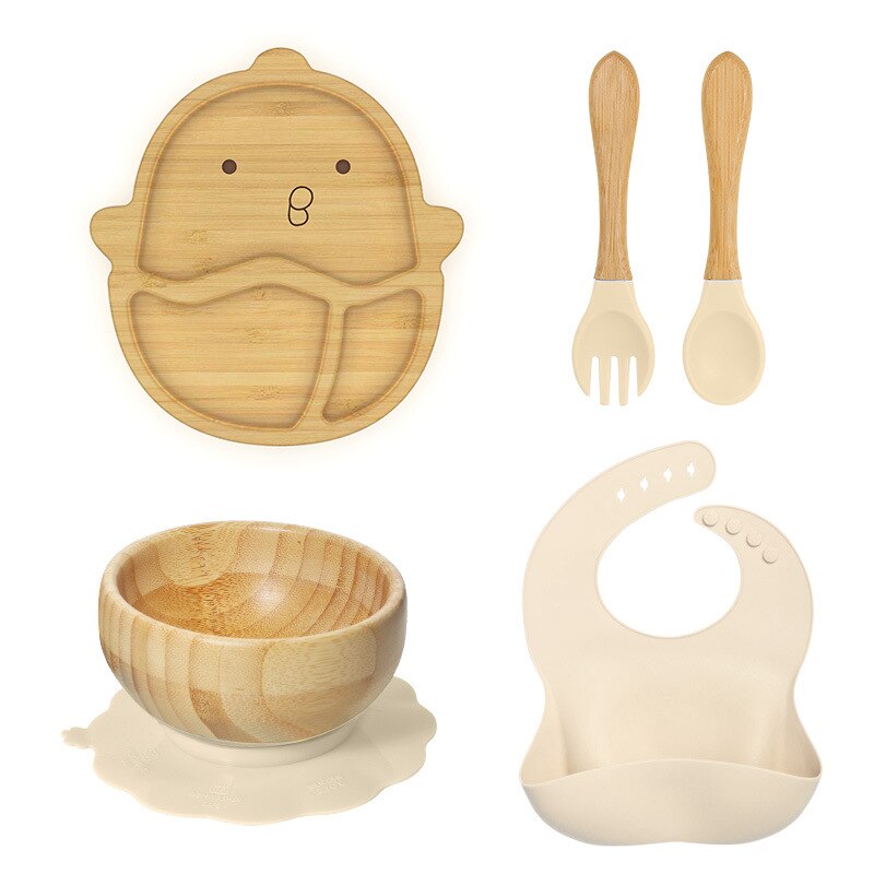 Kit Alimentação do Bebê Fazendinha - 5 Peças - Ama Mamma