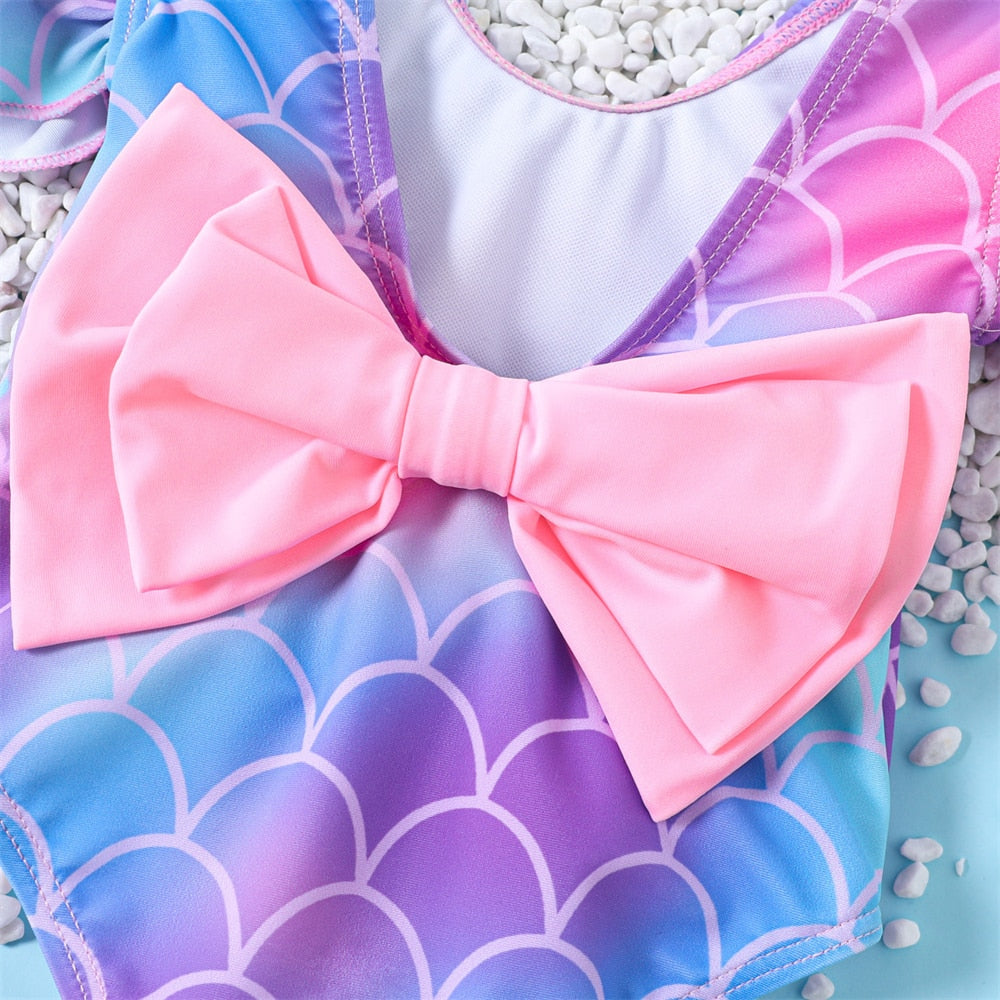 Maiô Bebê Infantil Sereia Laço - Ama Mamma