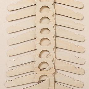 Cabide Madeira Infantil Ursinho - 10 Peças - Ama Mamma