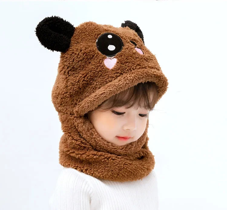 Touca de Inverno Infantil Fleece Bichinhos - Ama Mamma