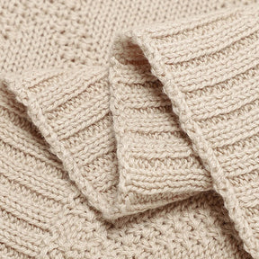 Manta Tricotada Louise Cobertor Recém-Nascido - Ama Mamma